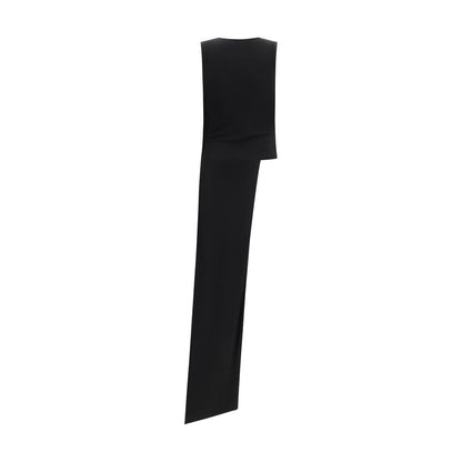 Black Viscose Cocktail Dress