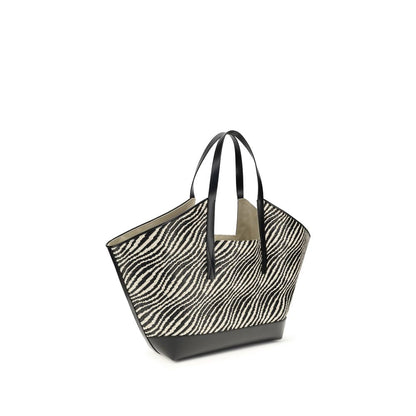 Black Polyamide Shoulder Bag