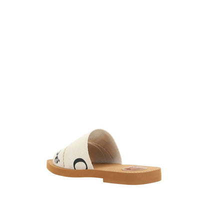 White Rubber Sandals