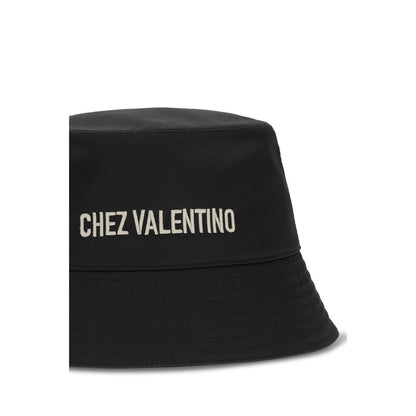 Black Cotton Bucket Hat