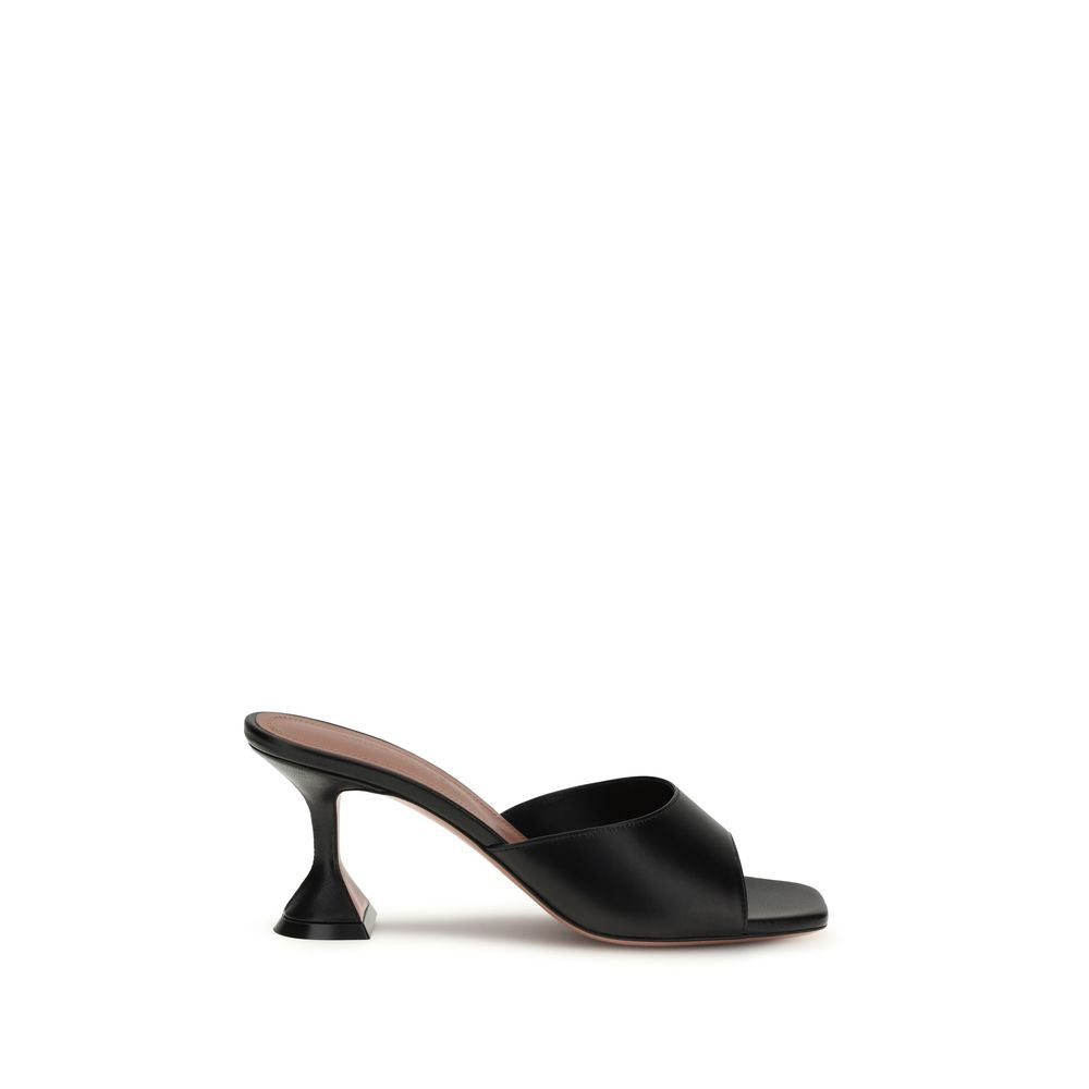 Black Lamb Ovis Aries Stiletto Heel Sandals