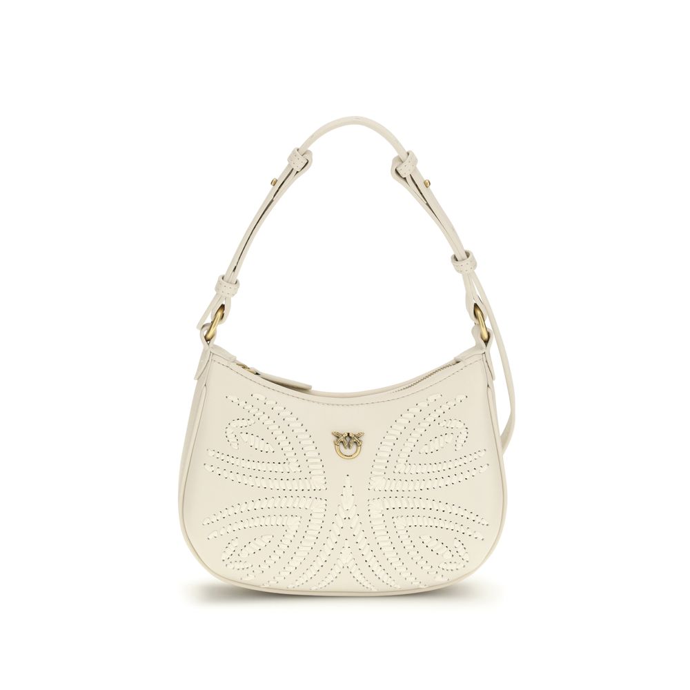 White Calf Leather Bos Taurus Shoulder Bag