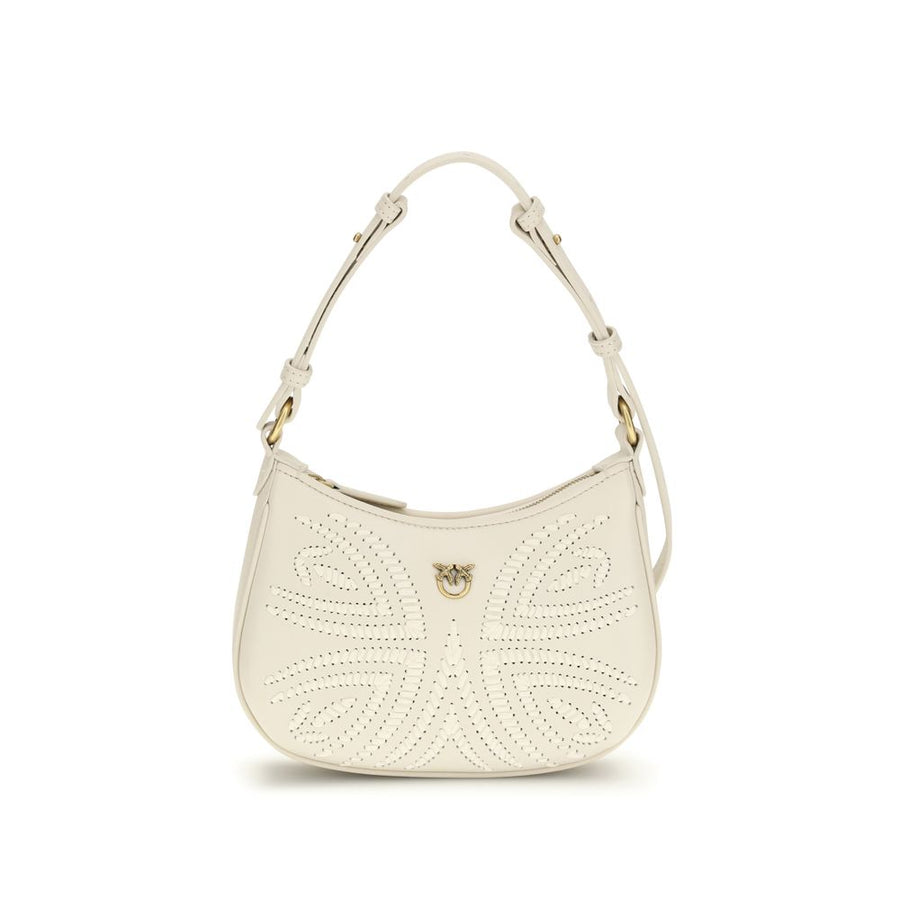 White Calf Leather Bos Taurus Shoulder Bag
