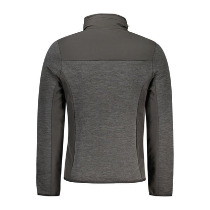 Black Polyester Men's Jacket