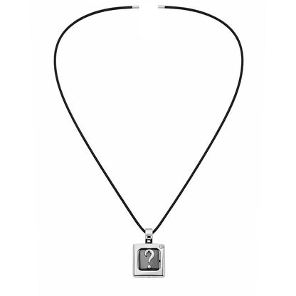 Gray Stainless Steel Necklace