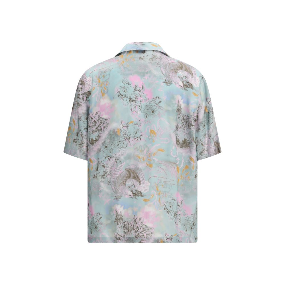 Multicolor Viscose Pattern Shirt