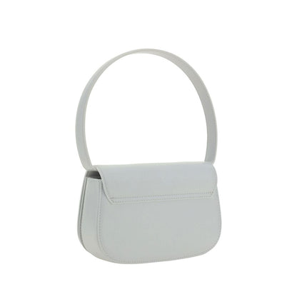 White Calf Leather Bos Taurus Shoulder Bag