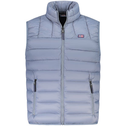 Gray Polyamide Men's Vest