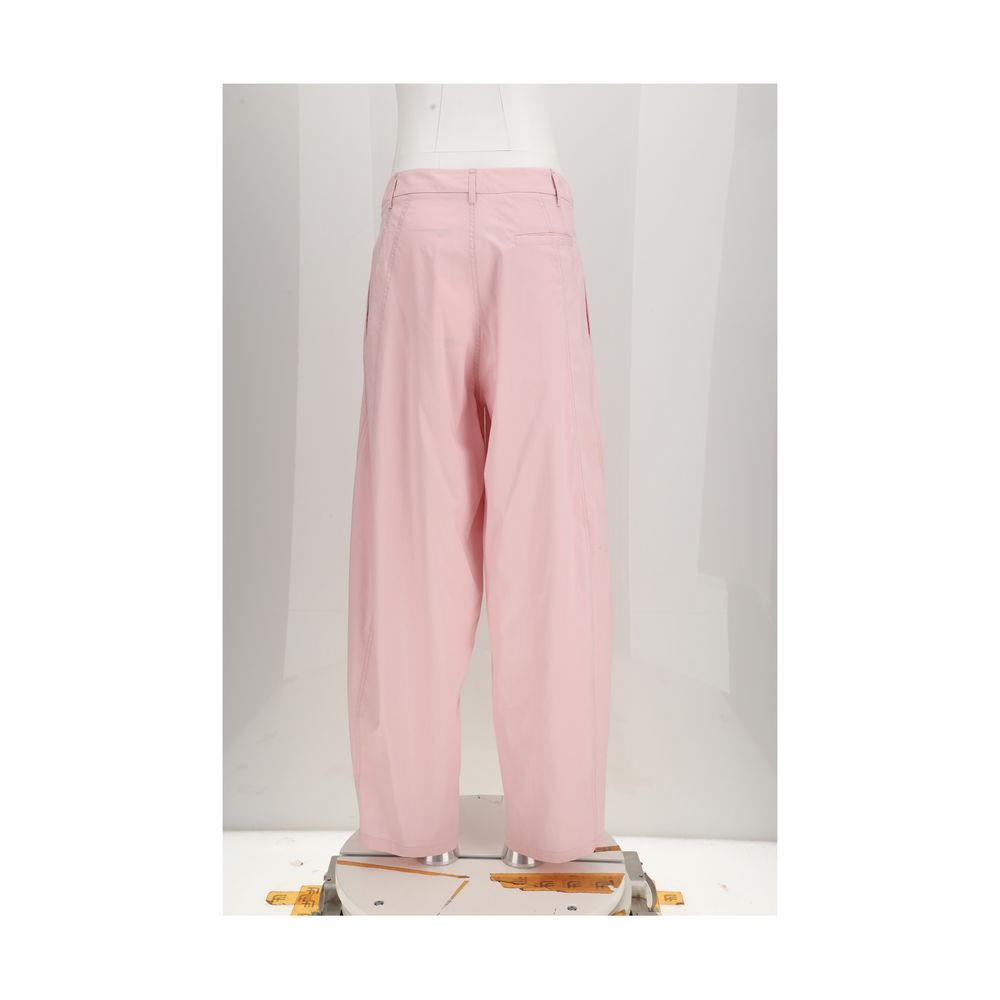 Multicolor Cotton Casual Pants