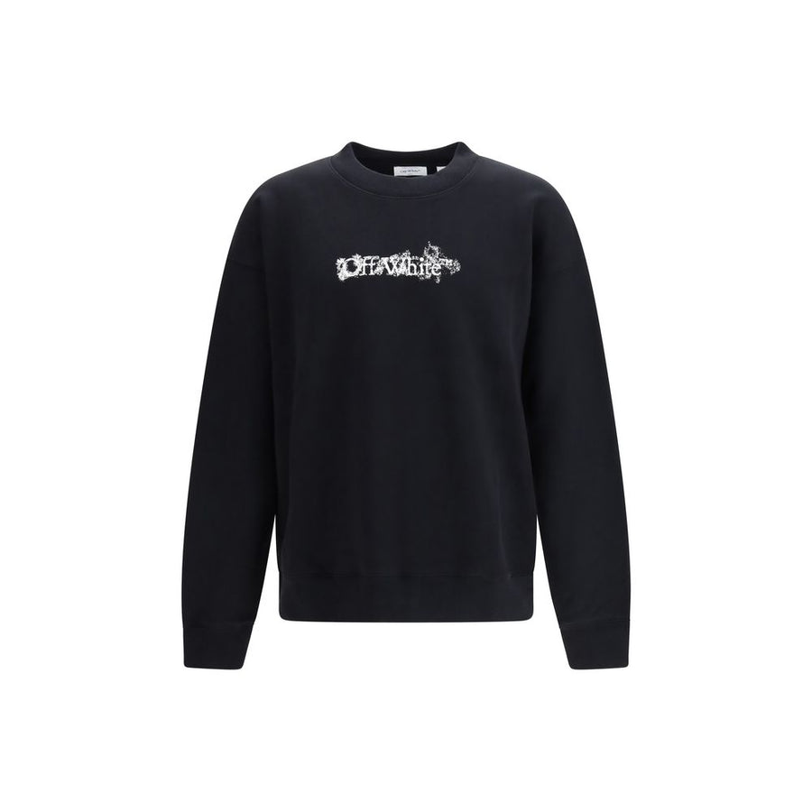 Black Cotton Sweatshirt