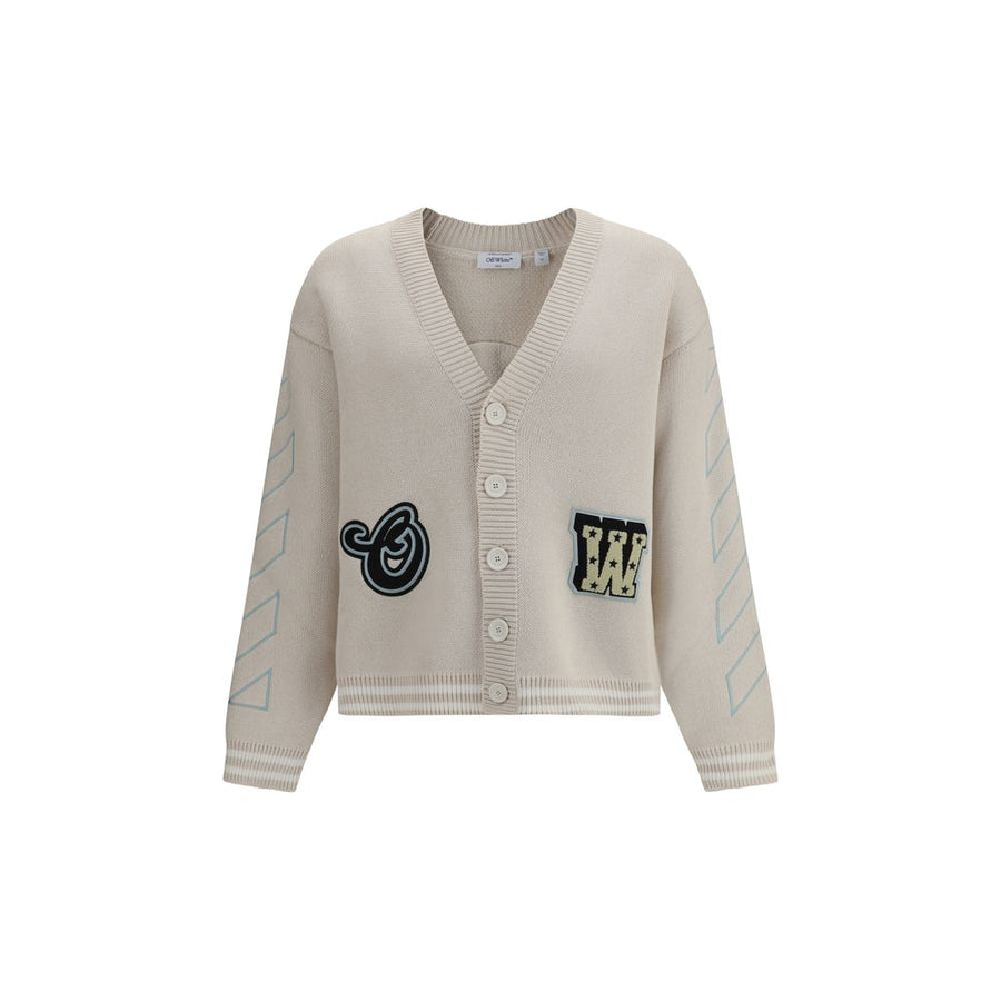 Beige Cotton Cardigan