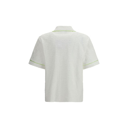 White Cotton Shortsleeve Shirt