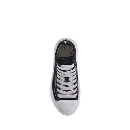 Black Polyethylene High Top Sneakers