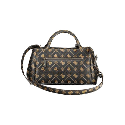 Marrone Poliuretano Women Handbag