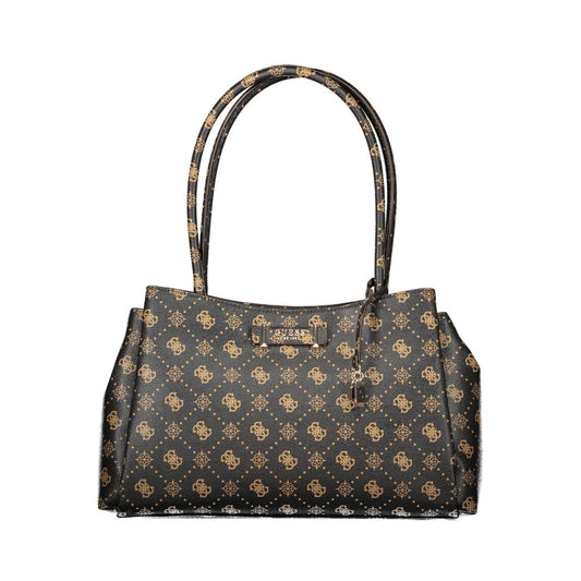 Marrone Poliuretano Women Handbag