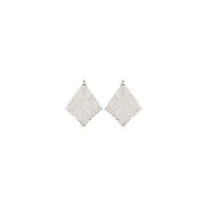 Silver Brass Earrings