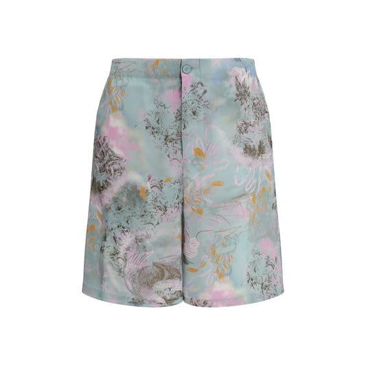 Multicolor Viscose Shorts