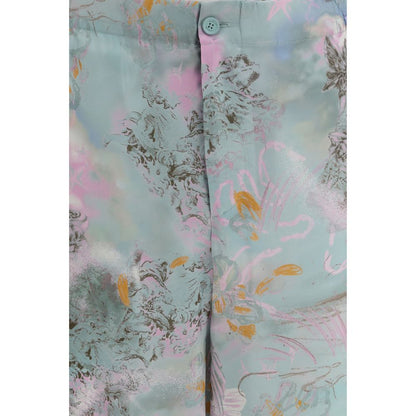 Multicolor Viscose Shorts