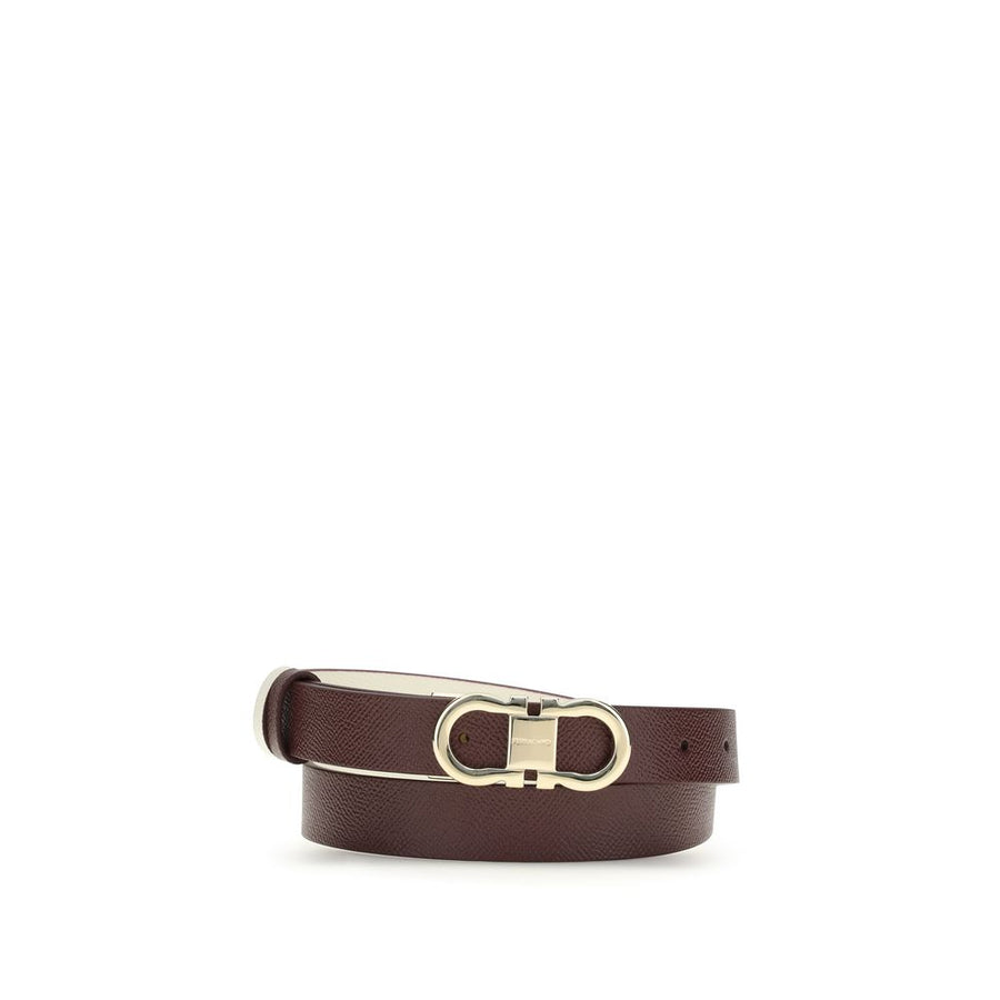 Brown Calf Leather Bos Taurus Thin Belt