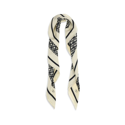 Multicolor Silk Scarf