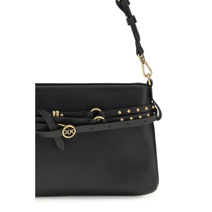 Black Calf Leather Bos Taurus Shoulder Bag