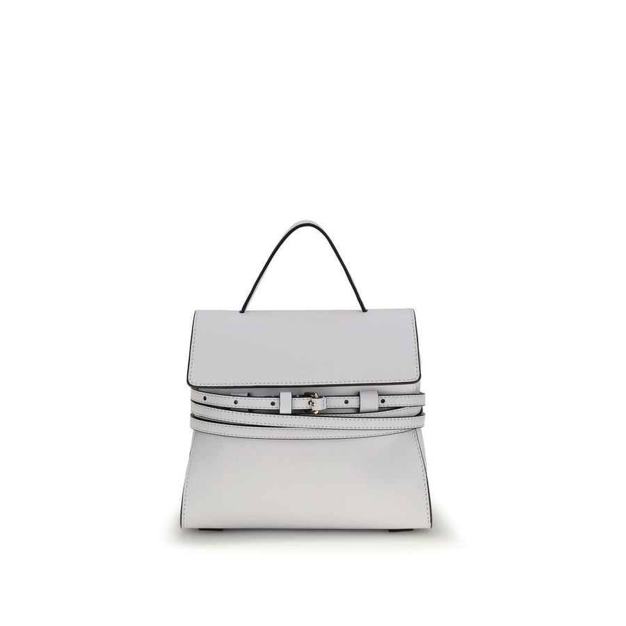 White Calf Leather Bos Taurus Handbag