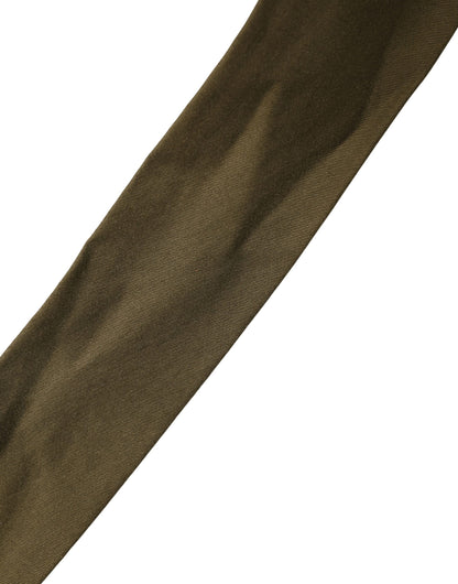 Army Green Cotton Round Buckle Waist Belt