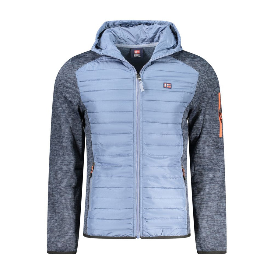 Azzurro Polyester Men's Jacket