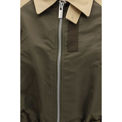 Bicolor Cotton Bomber