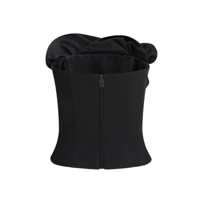 Black Fleece Wool Corset