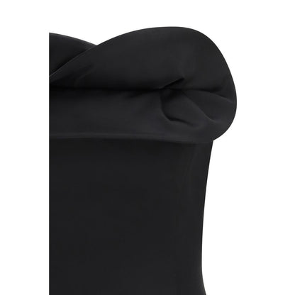 Black Fleece Wool Corset