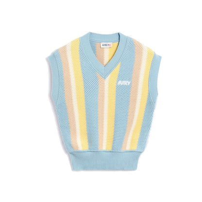 Blue Cotton Waistcoat