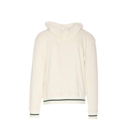 White Cotton Hoodie