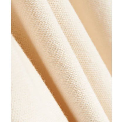 Beige Cotton Polo Shirt