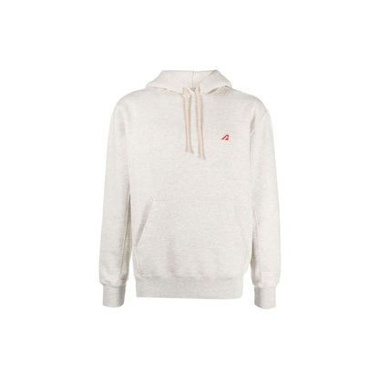 Beige Cotton Hoodie