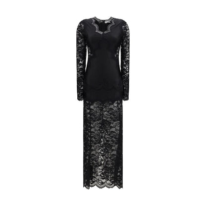 Black Polyamide Casual Dress
