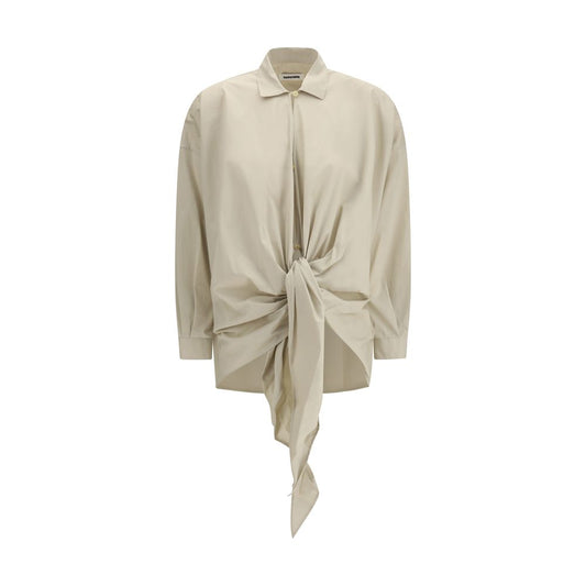 Beige Cotton Shirt