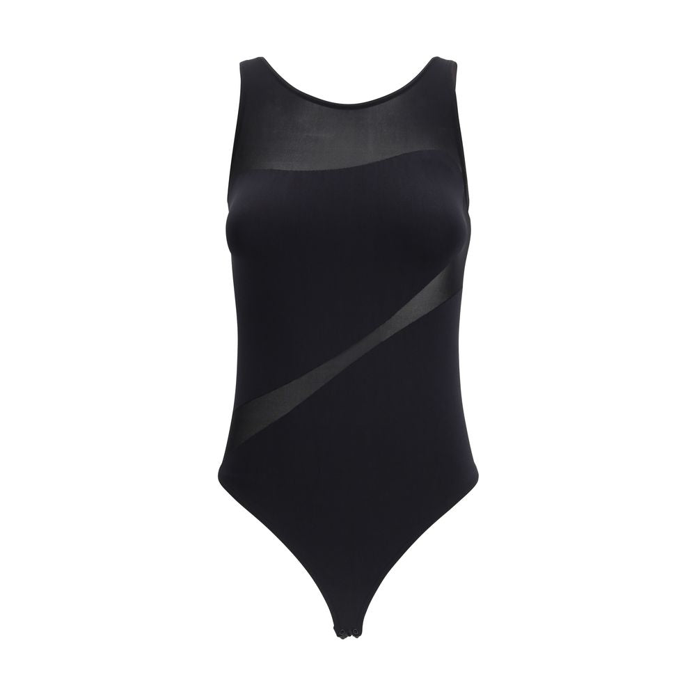 Black Polyamide Bodysuit