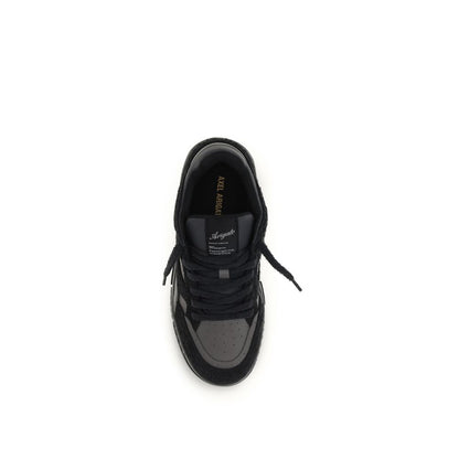 Black Calf Leather Bos Taurus Athletic Sneakers