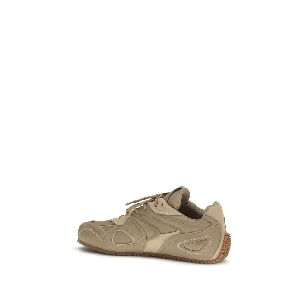 Brown Calf Leather Bos Taurus Low Top Sneakers