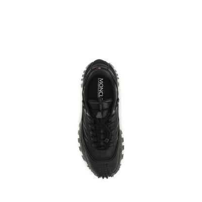 Black Polyamide Athletic Sneakers