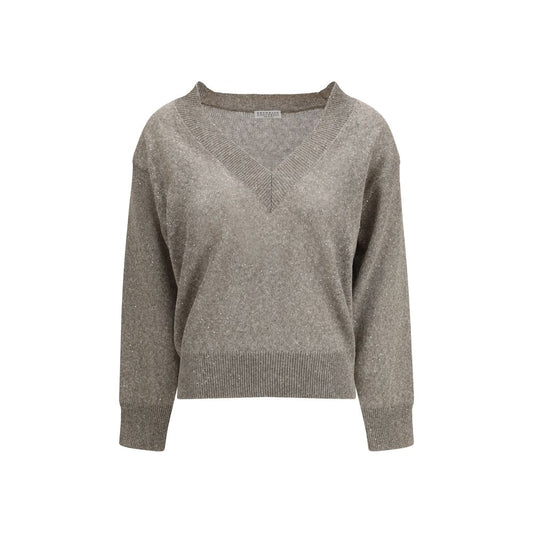 Brown Linen Sweatshirt