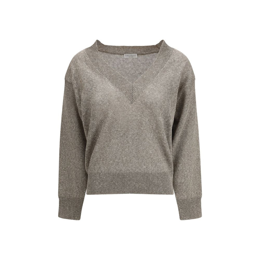 Brown Linen Sweatshirt