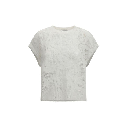White Linen T-Shirt