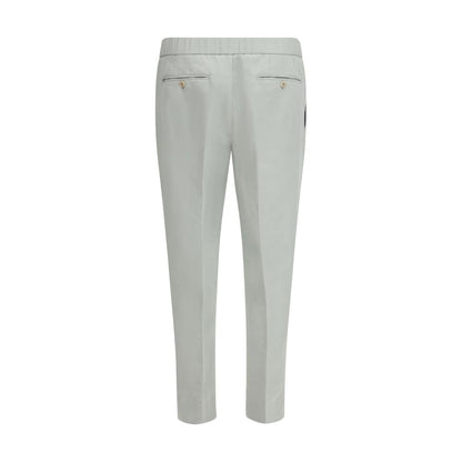White Linen Casual Pants