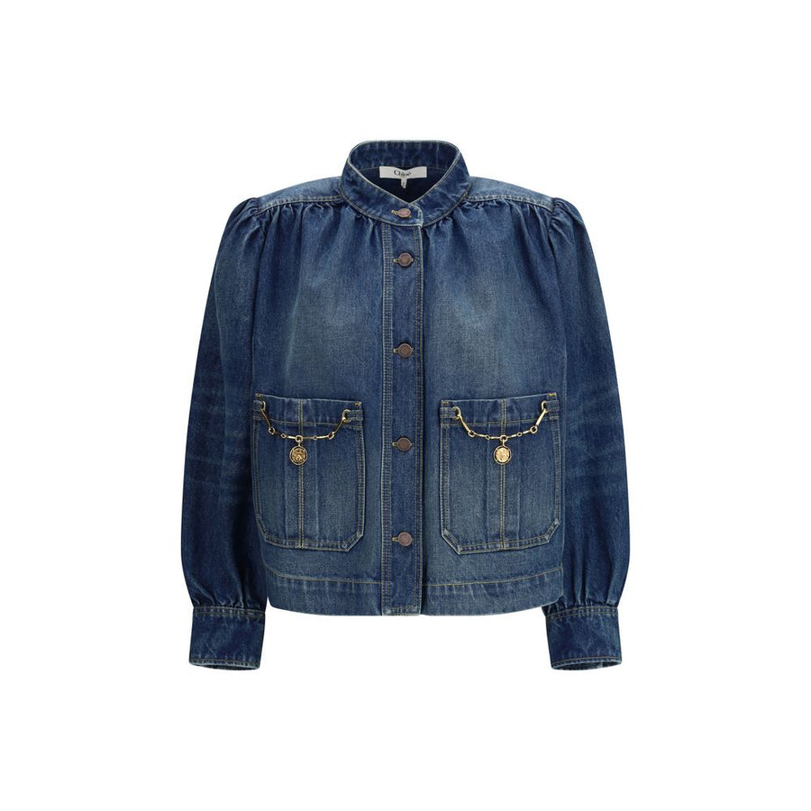 Blue Cotton Denim Jacket