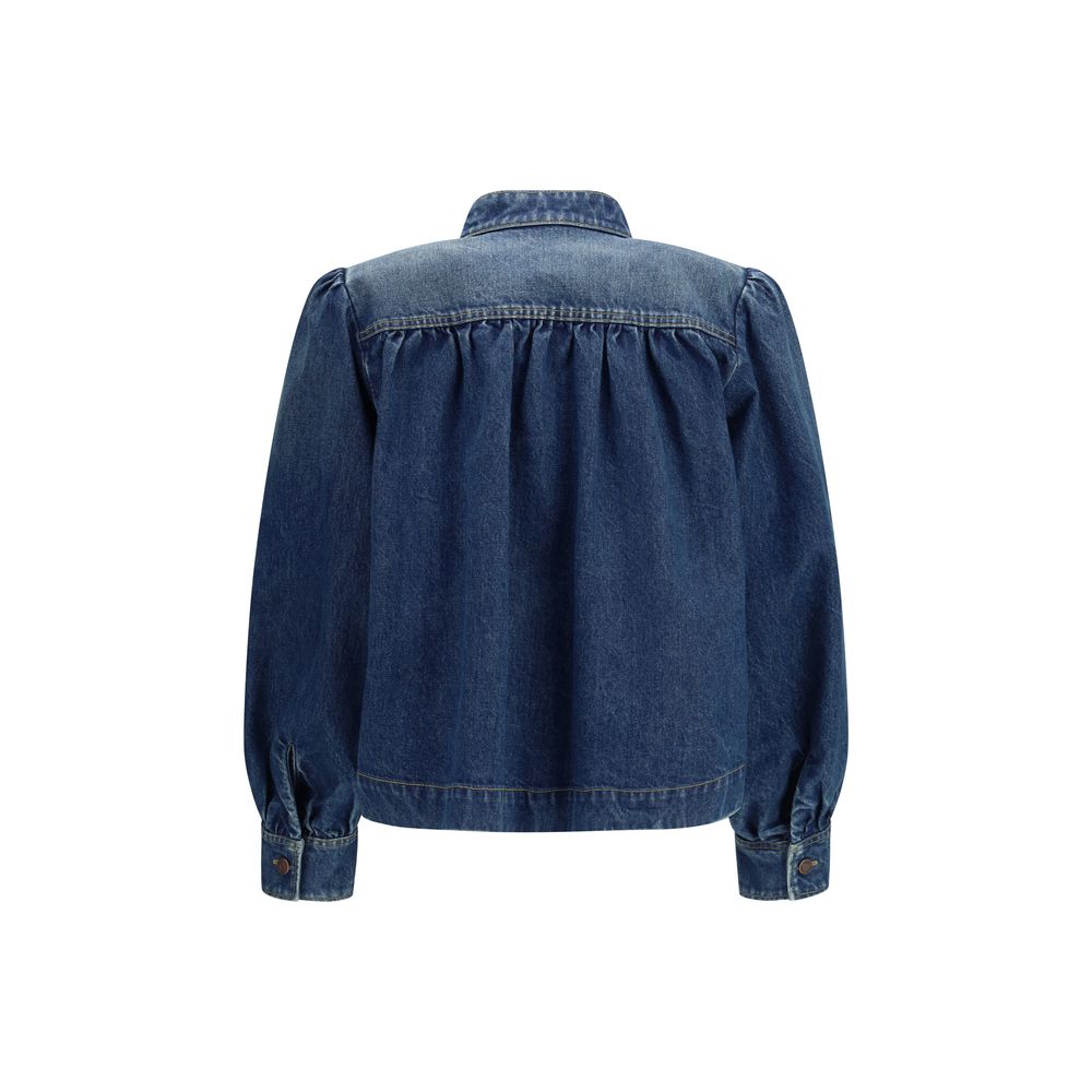 Blue Cotton Denim Jacket