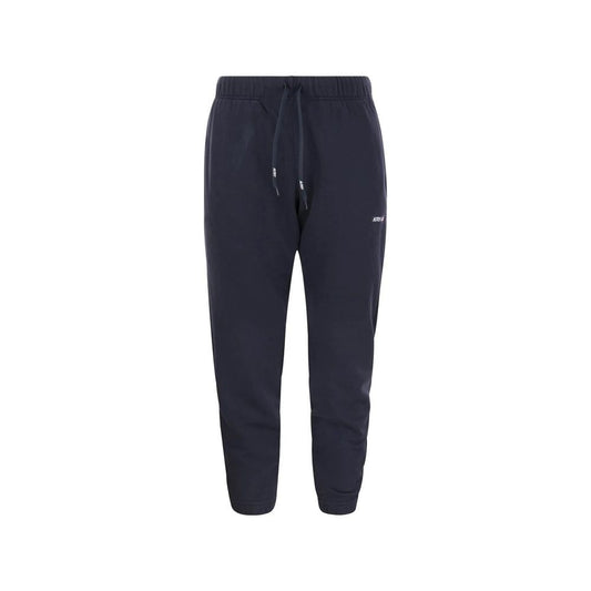 Blue Cotton Joggers (Workout Pants)
