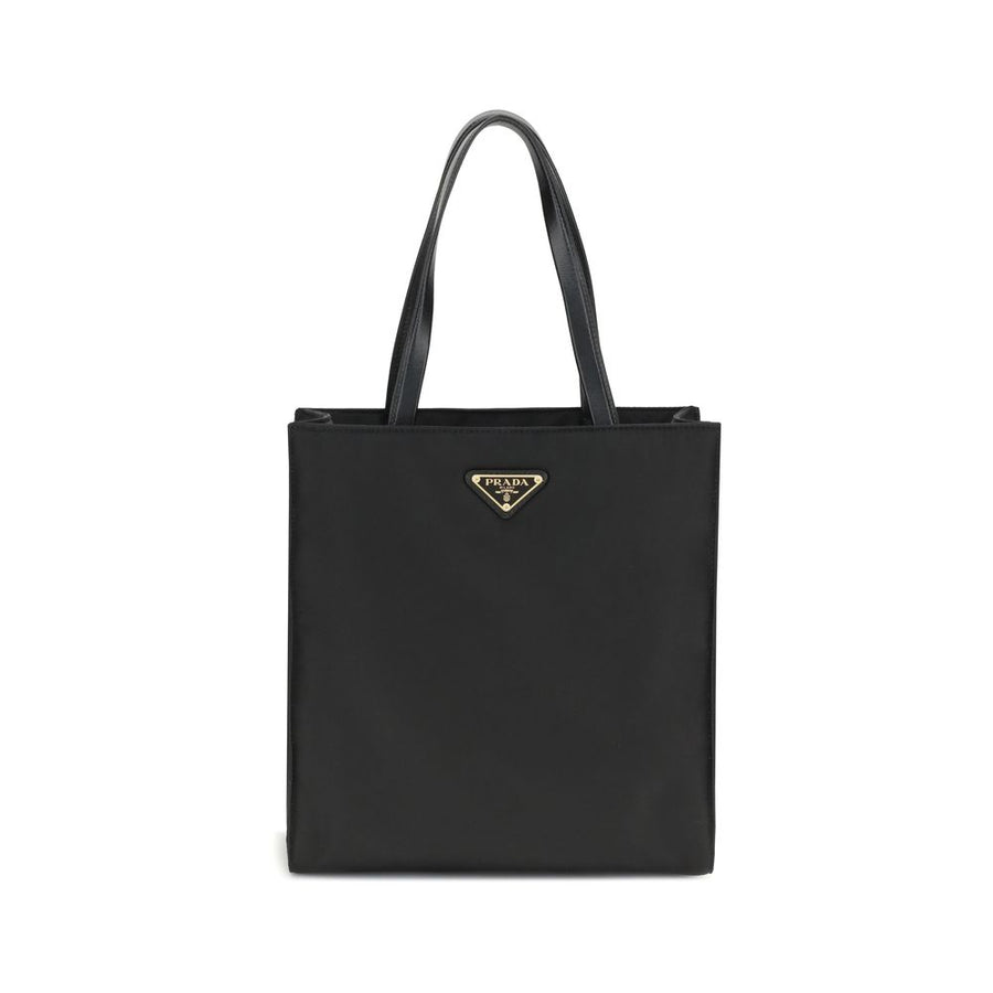 Black Recycled Polyamide Shoulder Bag