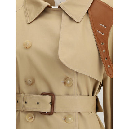 Beige Cotton Coat